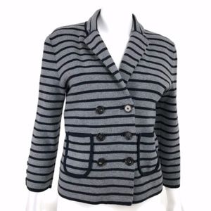 Ann Taylor LOFT Striped Blazer Jacket